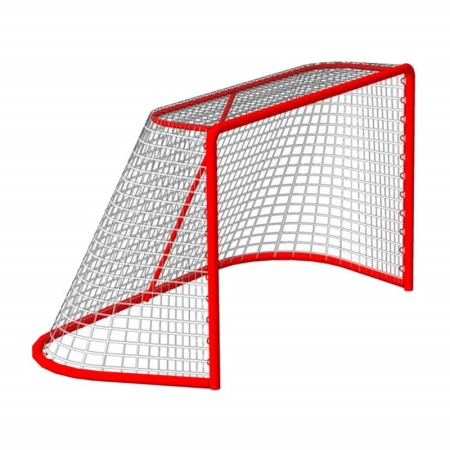 Купить Сетка хоккейная на ворота 1,22мх1,83мх0,5мх1,15м, нить 3,5 мм, узловая в Сельцо 